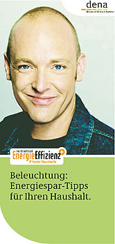 Titelseite der Broschüre 'Beleuchtung: Energiespar-Tipps für Ihren Haushalt'