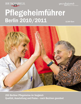 Titelseite des Pflegeheimführer Berlin 2010/2011