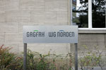 Hinweisschild mit Gagfah-Logo