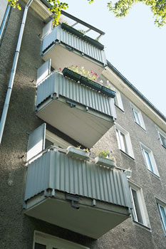 Balkone in der Gaillardstraße