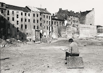 Mietskasernen-Ruinen in Kreuzberg, 1970er Jahre