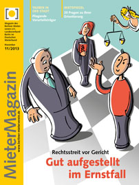 Cover MieterMagazin 11/13