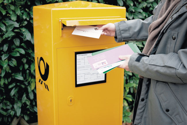 Briefkasten der Deutschen Post