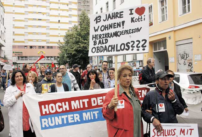 Demo am Kottbusser Tor