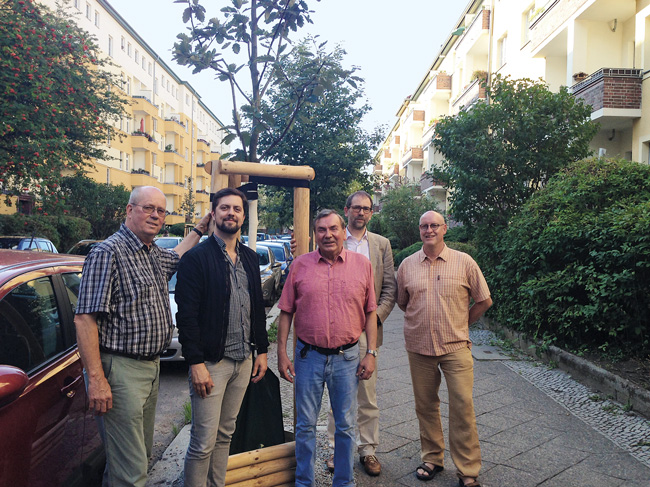 Mieterbeirat der Gewobag in der Pankower Crusemarkstraße