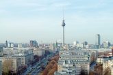 Luftbild von Berlin-Mitte mit Fernsehturm