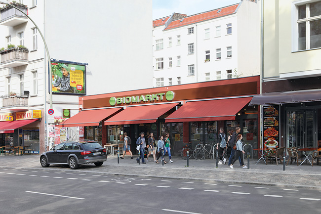 Biomarkt in der Warschauer Straße