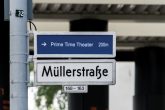 Straßenschild 'Müllerstraße'