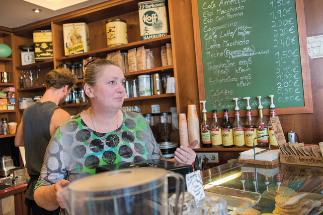 Kaffeerösterin Marianne Brück