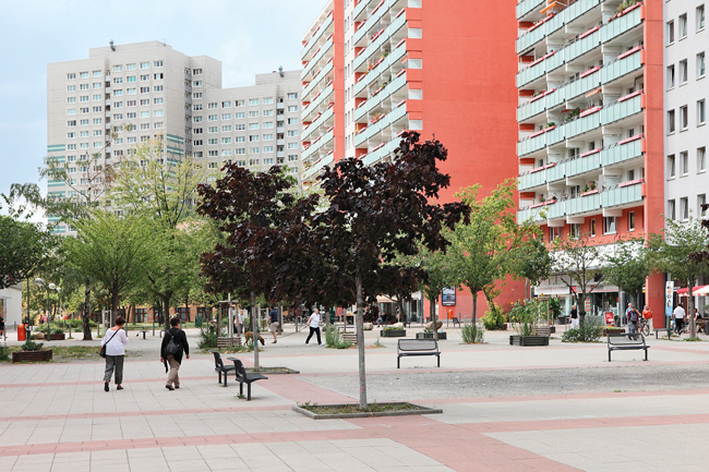 Hochhäuser am Anton-Saefkow-Platz