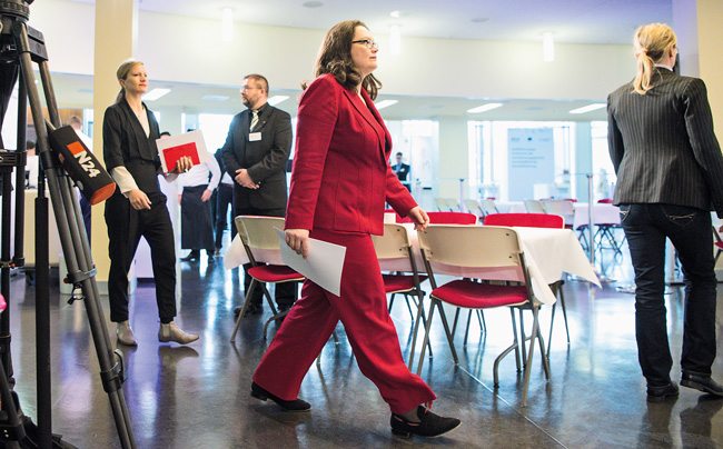 Bundesarbeitsministerin Andrea Nahles