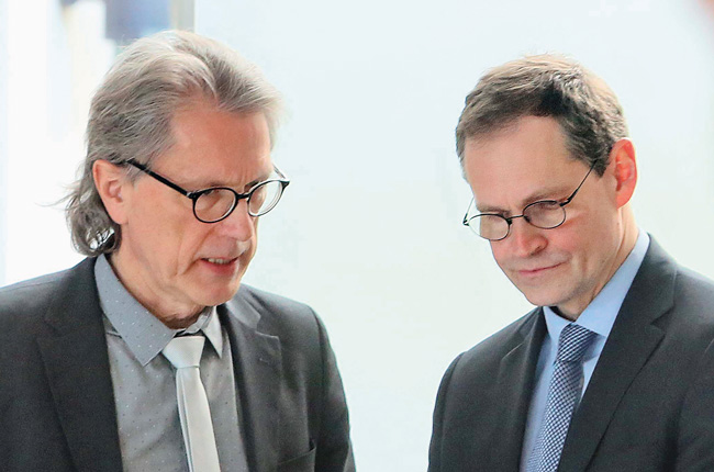 Berlins Finanzsenator Kollatz-Ahnen und Regierender Bürgermeister Michael Müller