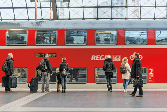 Regionalexpress der Bahn