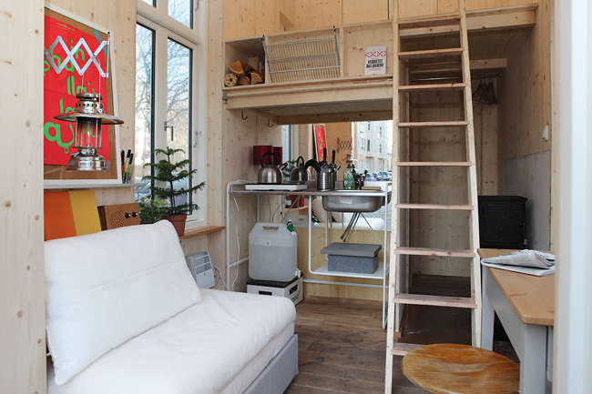 'Tiny House', Innenansicht des Prototyps