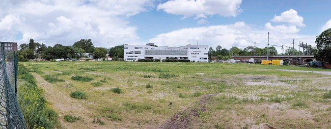 Brachflächen an der Hertzallee