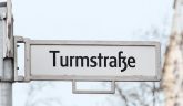 Straßenschild 'Turmstraße'