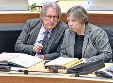 Finanzsenator Matthias Kollatz und Stadtentwicklungssenatorin Katrin Lompscher