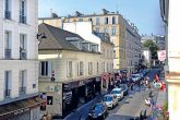 Straße in Paris-Montmartre