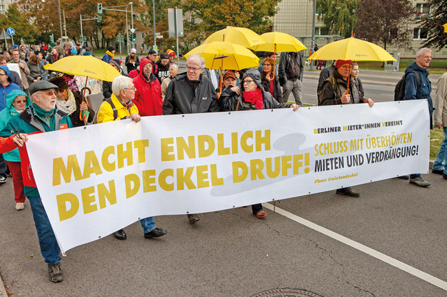 Mieterdemonstration am 3. Oktober 2019 in Berlin