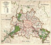 Übersichtsplan der Stadt Berlin nach dem Zusammenschluss von 1920