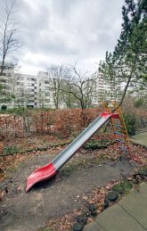 Spielplatz im neuen QM-Gebiet Nahariyastraße