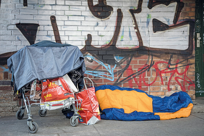 Obdachlosenlager