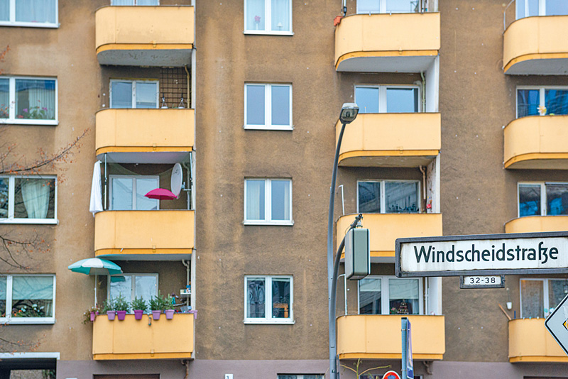 Fassade Windscheidstraße 3