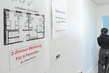 Grundriss einer 2-Zimmer-Wohnung für 6 Personen