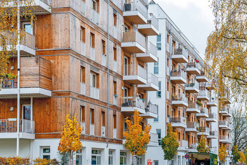 Holzwohnhaus in der Weddinger Lynarstraße Holzwohnhaus in der Weddinger Lynarstraße