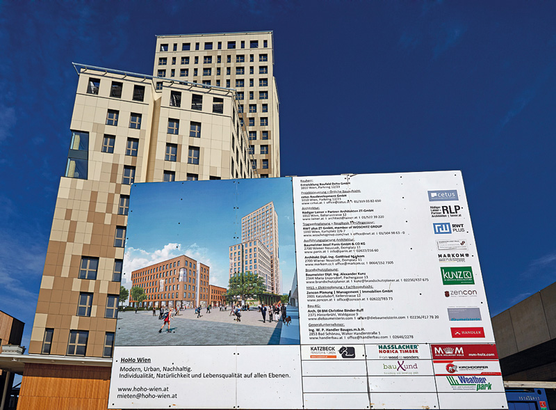 Holz-Hochhaus in Wien Holz-Hochhaus in Wien