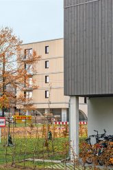 Howoge-Häuser in der Newtonstraße in Adlershof Howoge-Häuser in der Newtonstraße in Adlershof
