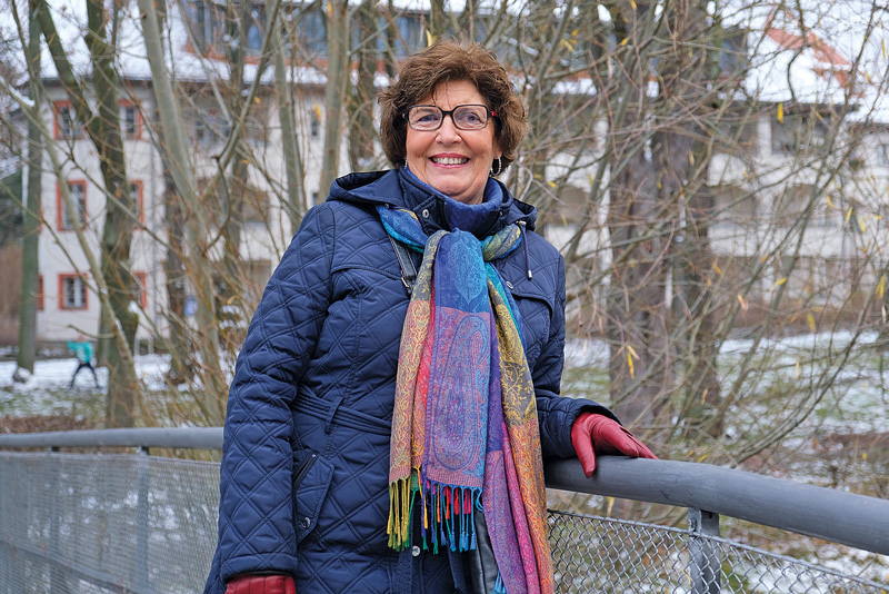 Maria Däne, seit über 50 Jahren in der Siedlung