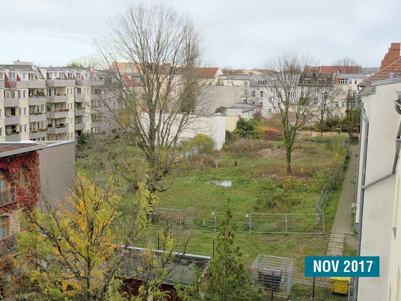 Weißenseer Gounodstraße im November 2017