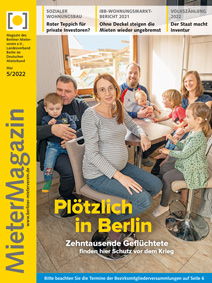 Titelseite MieterMagazin 5/2022