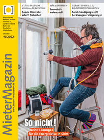 Titelseite MieterMagazin 10/2022