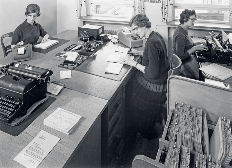 Sekretärinnen in den 1960er Jahren