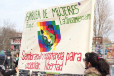 Protestplakat des Bloque Latinoamericano