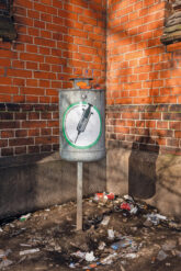 Spritzentonne am Leopoldplatz