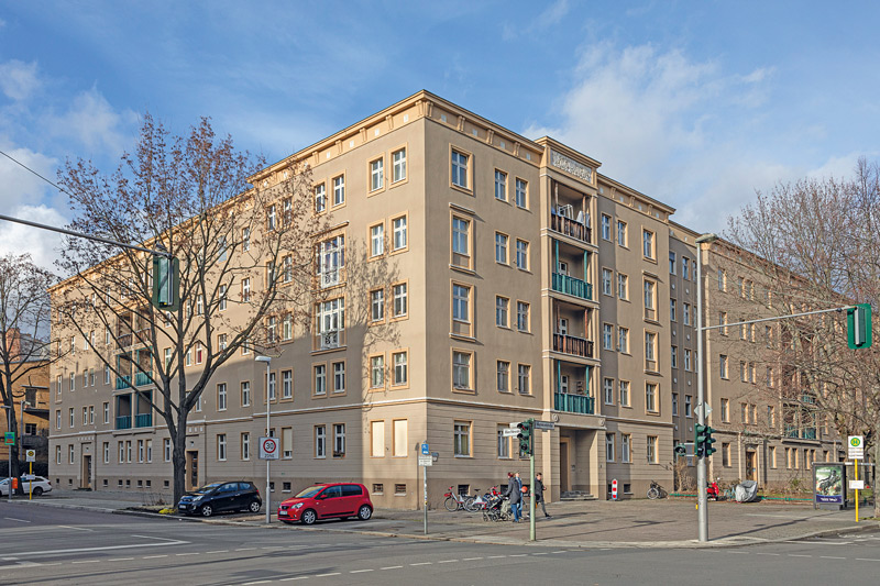 Gebäude des Wohnkomplexes Weberwiese