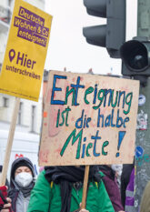 Plakat für Enteignung