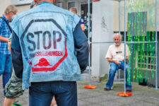 Protest gegen Zwangsräumungen