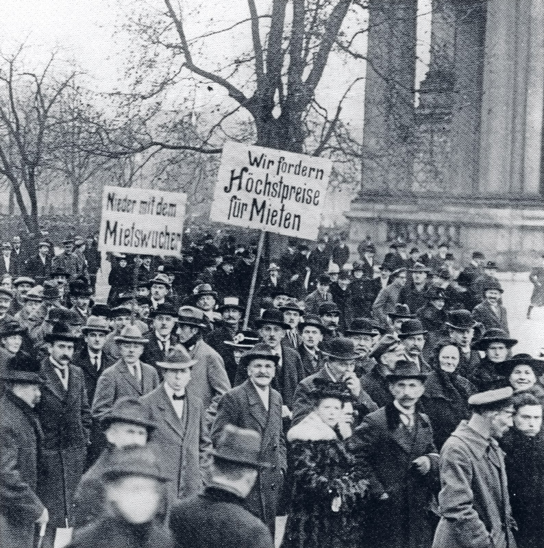 Mieter-Demonstration im Lustgarten, 1921