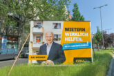 Wahlplakat mit Kai Wegner