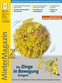 Titelseite MieterMagazin 1+2/2024