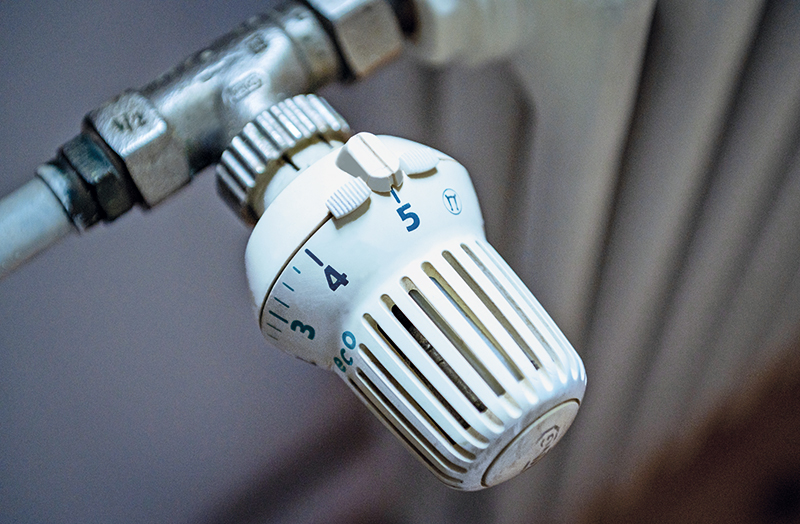 Thermostat bis zum Anschlag Thermostat bis zum Anschlag