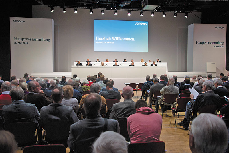 Hauptversammlung bei Vonovia Hauptversammlung bei Vonovia