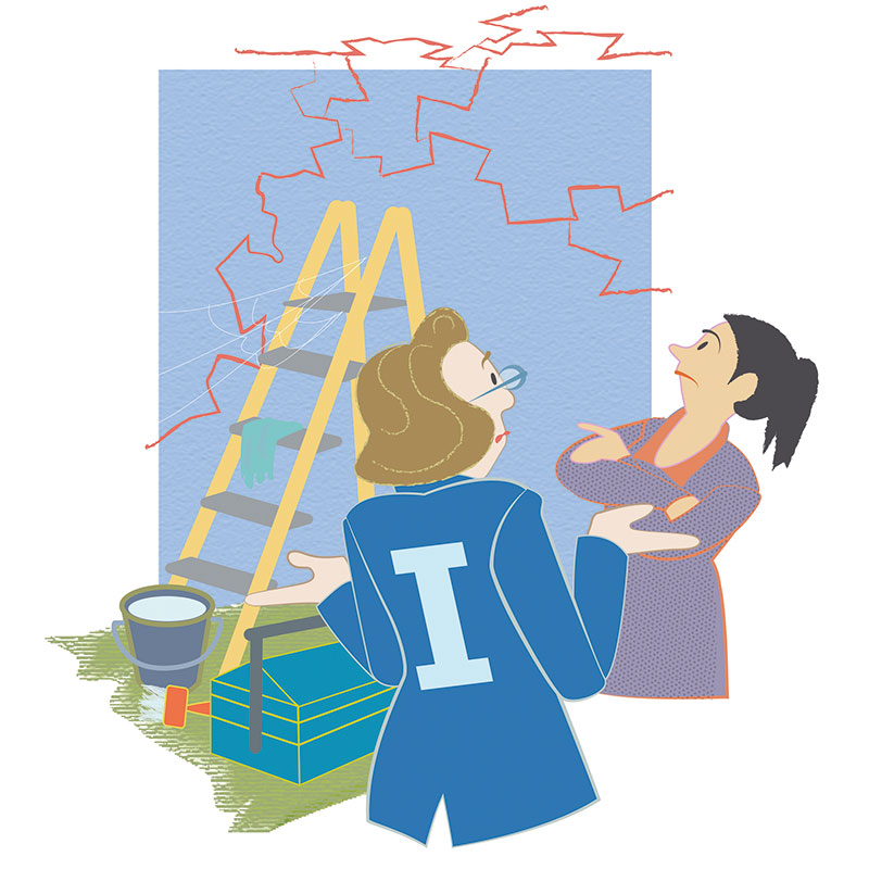 Illustration zur Mängelbeseitigung Illustration zur Mängelbeseitigung