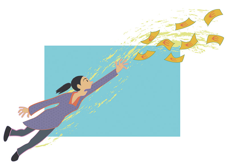 Illustration zum Anteilsverlust Illustration zum Anteilsverlust