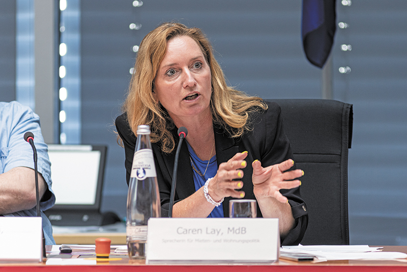 Die Linken-Politikerin Caren Lay Die Linken-Politikerin Caren Lay