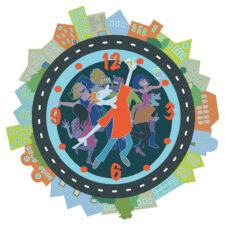 Illustration zum Feiern ohne Sperrstunde